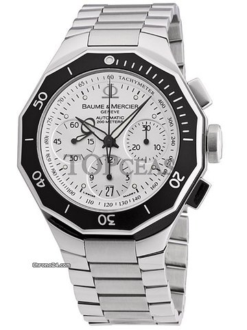 Baume & Mercier Riviera Automatic Chronograph Steel White