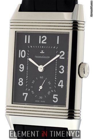 Jaeger-LeCoultre Grande Reverso 976 Black Dial 373.84.70 NIB