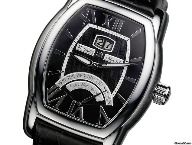 Maurice Lacroix Masterpiece Jours Retrogrades Tonneau Herrenuhr