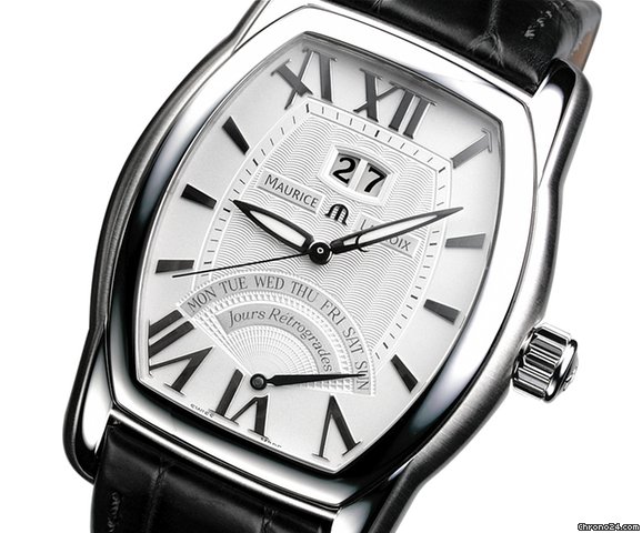 Maurice Lacroix Masterpiece Jours Retrogrades Tonneau Herrenuhr
