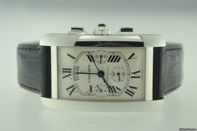 Cartier Tank Americaine 18 krt witgoud