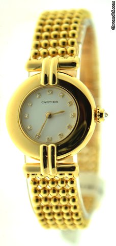Cartier Colisee met 18 krt Boulle band