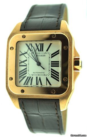 Cartier Santos 100 Rose gold