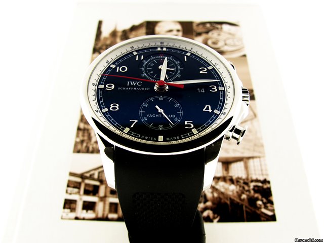 IWC PORTUGUESE YACHT CLUB CHRONO BLACK FACE