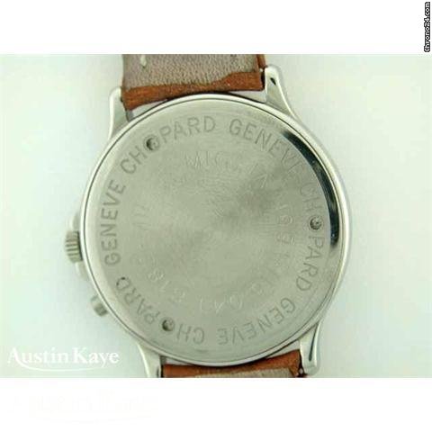 replica Chopard Mille Miglia steel quartz chronograph on strap WATCHES 1 