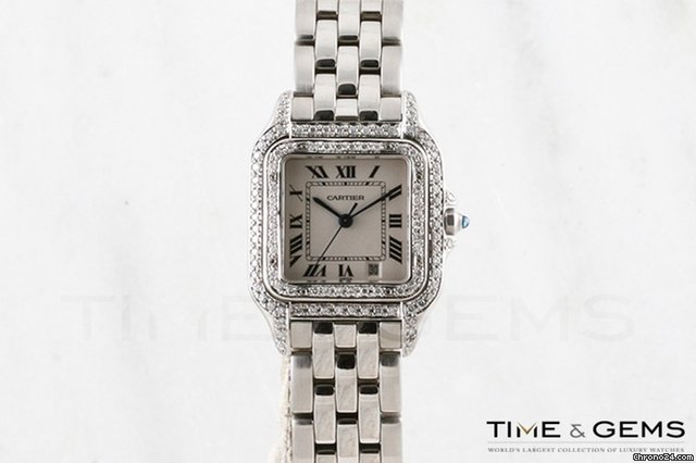 Cartier Panther Diamond Bezel Watch