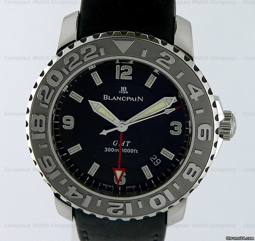 Blancpain GMT SS/ Black