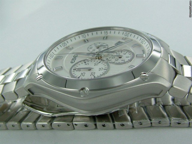 Ebel Classic sport. chrono qtz., staal nr.2768