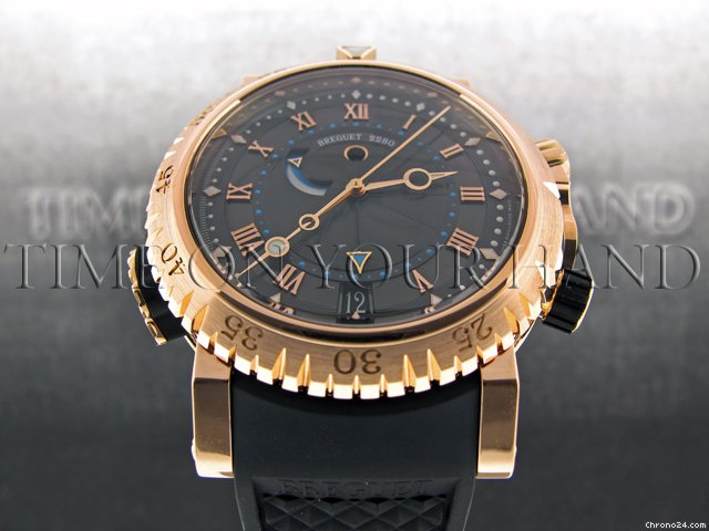 replica Breguet MARINE ROYALE 18K ROSE GOLD ALARM CHRONO WATCHES 1 
