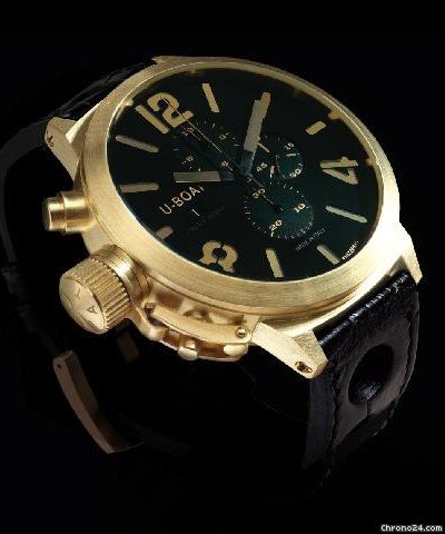 U-Boat Flightdeck 50 CA 18K Black Diamond /D.S.R. NEW