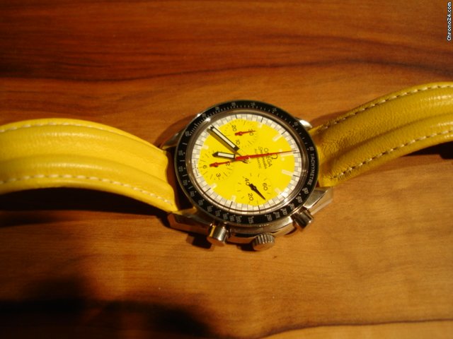 replica Omega Speedmaster Automatic Schumacher Edition gelb WATCHES 1 
