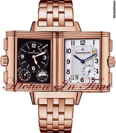 Jaeger-LeCoultre Reverso Grande GMT Rose Gold on Bracelet 8-Day Reserve