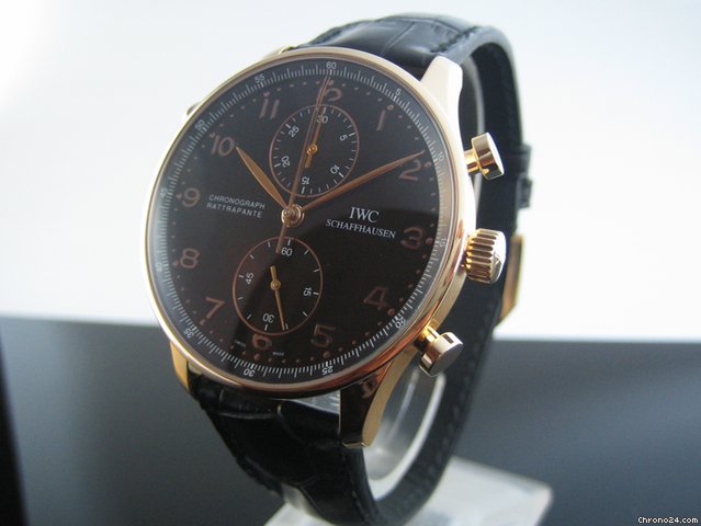 IWC Portugieser Chronograph Rattrapante Rotgold IW 3712-10