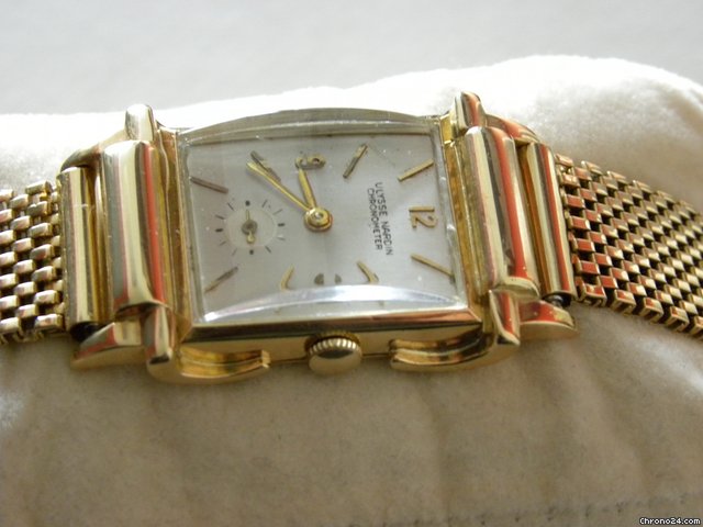 Ulysse Nardin Vintage Art Deco Solid Gold WATCHES 2