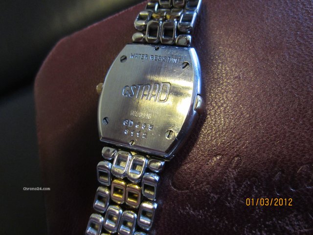 replica Chopard Gstaad 18K gold/steel and diamonds WATCHES 1 