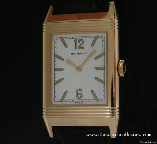 Jaeger-LeCoultre Limited Edition 500 pieces "Reverso 1931" Pink Gold Ultra Thin Full Set
