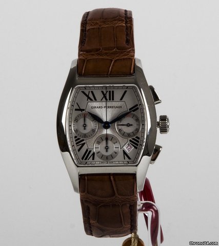 Girard Perregaux Richeville Chronograph crono acciaio