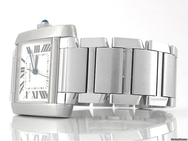 replica Cartier Damen "TANK FRANCAISE" Edelstahl Automatik WATCHES 1 