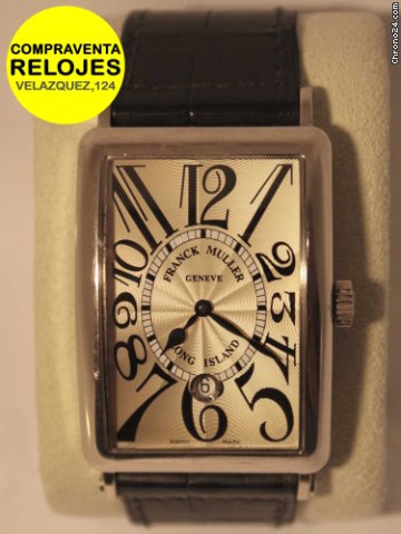 Franck Muller LONG ISLAND oro blanco