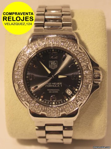 TAG Heuer F1 cadete, con brillantes