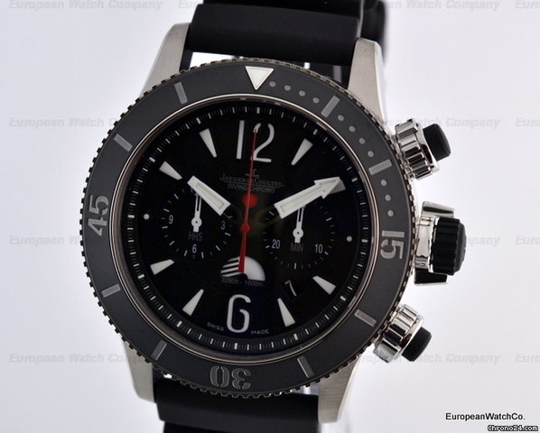 Jaeger-LeCoultre Master Compressor Diving Chronograph GMT  NAVY SEALS Rubber Strap NEW