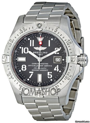 Breitling Avenger Seawolf Slate Grey Dial Automatic Mens Watch A1733010-F538SS
