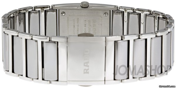replica Rado Integral Small Platinum Tone Diamond Dial Ladies Watch R20759752 WATCHES 1 