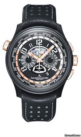 Jaeger-LeCoultre AMVOX 5 Black Dial World Time Automatic Mens Watch Q193L471