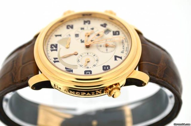 replica Blancpain Leman alarm GMT 2041-3642M-53B WATCHES 1 