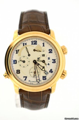 Blancpain Leman alarm GMT 2041-3642M-53B
