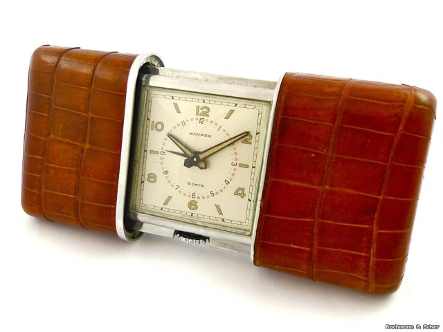 Movado Jumbo ERMETO Pullmann, 8-Days, Alarm