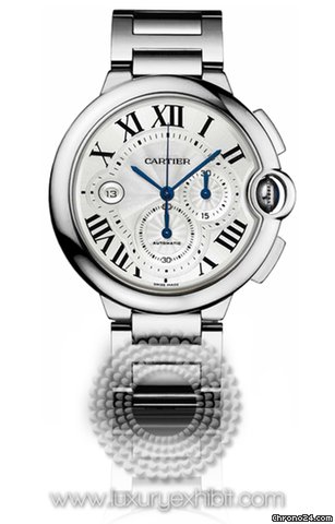 Cartier Ballon Bleu Stainless Steel Mens Watch W6920002