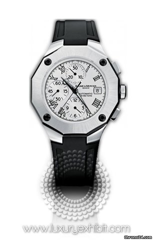 Baume & Mercier &  Riviera Stainless Steel Mens Watch MOA8628