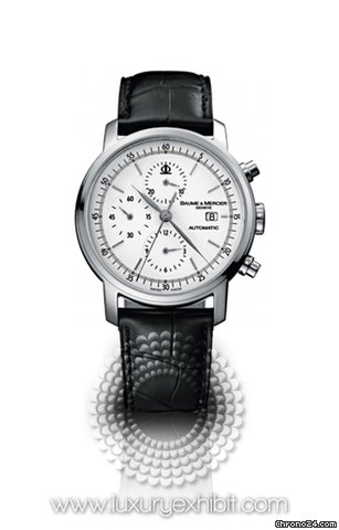 Baume & Mercier &  Classima Executives Polished Steel Mens Watch MOA8591