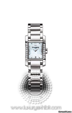 Baume & Mercier &  Diamant Stainless Steel Ladies Watch MOA8569