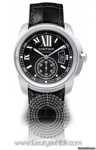 Cartier Calibre de Cartier Stainless Steel Mens Watch W7100041
