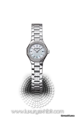 Baume & Mercier &  Riviera Satin-Finished Steel Ladies Watch MOA8522