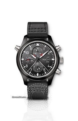 IWC Pilot's Black Ceramic Mens Watch 3799-01