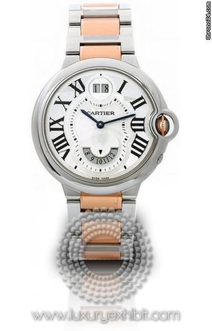 Cartier Ballon Bleu Stainless Steel Mens Watch W6920027