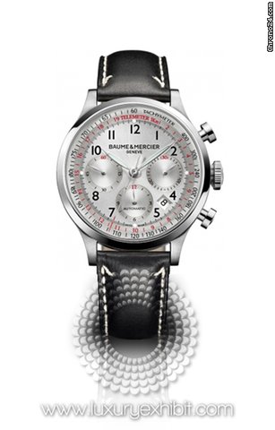 Baume & Mercier &  Capeland Stainless Steel Mens Watch MOA10005