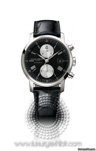 Baume & Mercier &  Classima Executives Polished Steel Mens Watch MOA8733