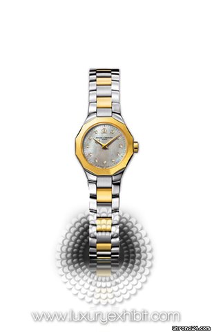 Baume & Mercier &  Riviera LADIES Polished/Satin-finished two-tone Ladies Watch MOA8718