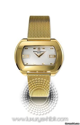 Baume & Mercier &  Hampton City 18kt Yellow Gold Ladies Watch MOA8338