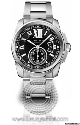 Cartier Calibre De Cartier Stainless Steel Mens Watch W7100016