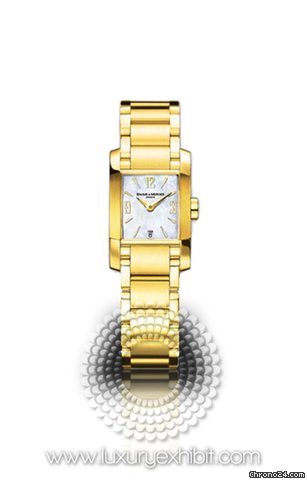 Baume & Mercier &  Diamant 18kt Yellow Gold And Stainless Steel Ladies Watch MOA8696