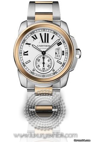 Cartier Calibre De Cartier Stainless Steel Mens Watch W7100036