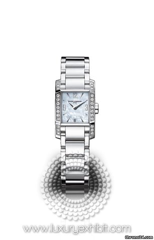 Baume & Mercier &  Diamant Polished Steel Ladies Watch MOA8666