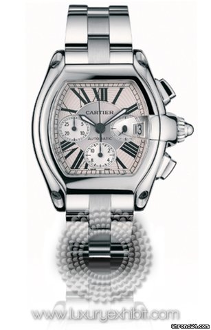 Cartier Roadster Stainless Steel Mens Watch W62019X6