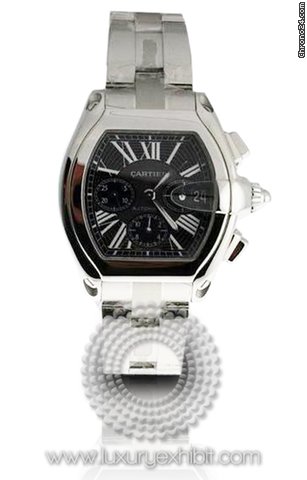 Cartier Roadster Stainless Steel Mens Watch W62020X6