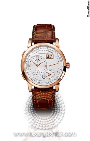 A. Lange & Sohne Lange 1 Time Zone 18kt Rose Gold Mens Watch 116.032